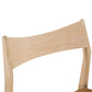 Eclipse Bar Stool 65cm - Oak / Tan Leather