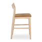 Eclipse Bar Stool 65cm - Oak / Tan Leather