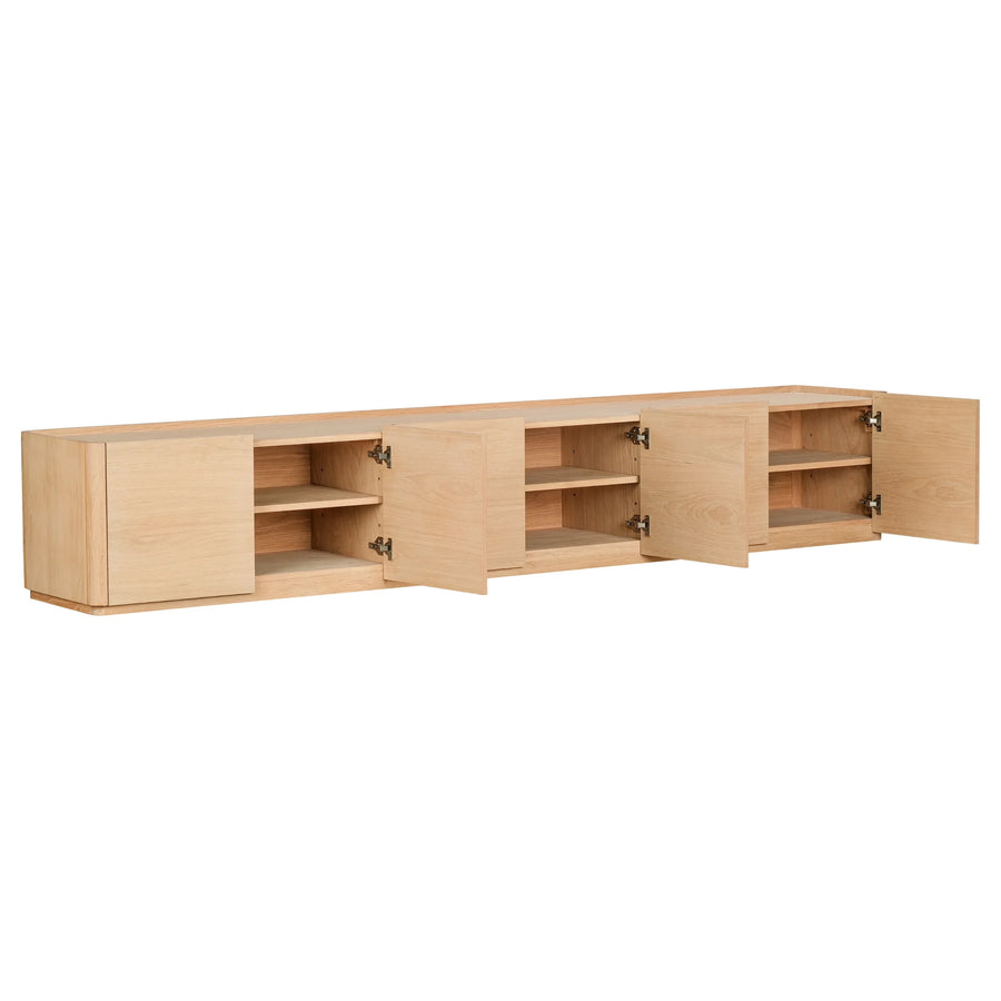 Trim Entertainment Unit 265cm - Oak