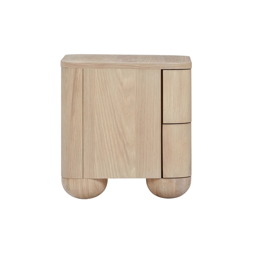 Bound Bedside Table - Oak