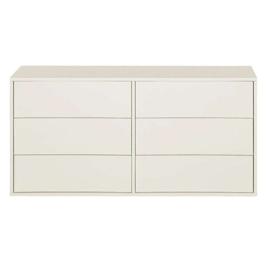 Tide 6 Drawer Chest - Porcelain