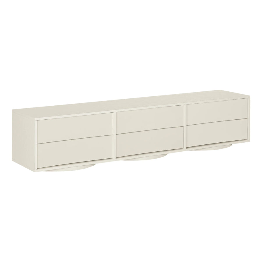 Tide Entertainment Unit 210cm - Porcelain