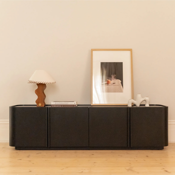 Clayton Entertainment Unit 180cm - Black