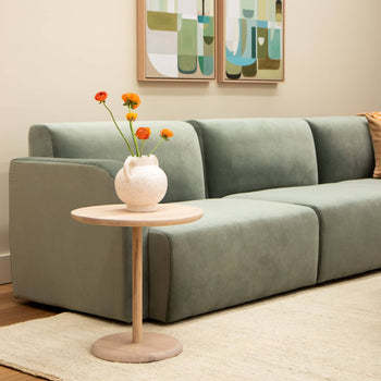 Jam Sofa Small Armless Middle Module - Opal Ocean