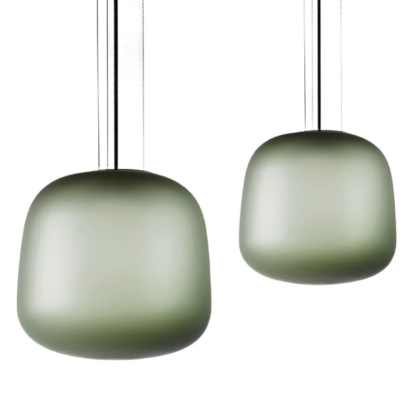 Buy AB Large Pendant - Frosted Smoke Grey/Green by Citta online - RJ Living