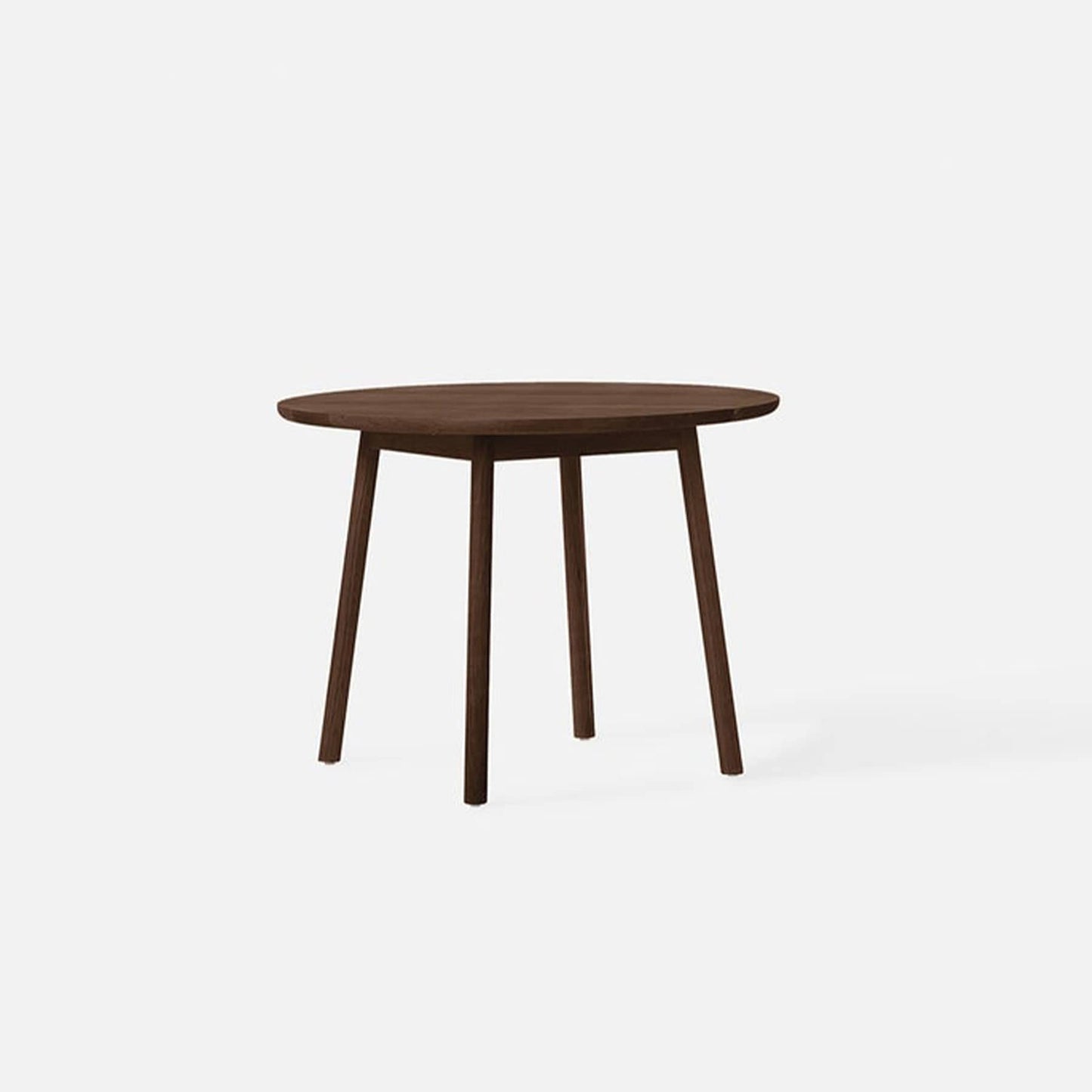 Radial Round Dining Table 100cm - Dark Oak