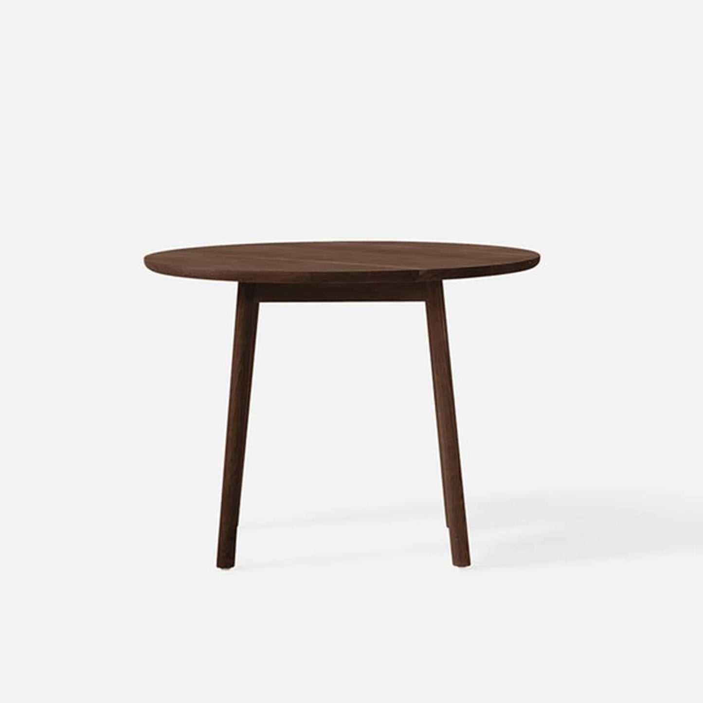 Radial Round Dining Table 100cm - Dark Oak