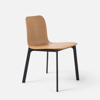 Aspen Chair w/Metal Legs - Oak