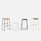 S2 Stool 64.5cm - Black/Oak