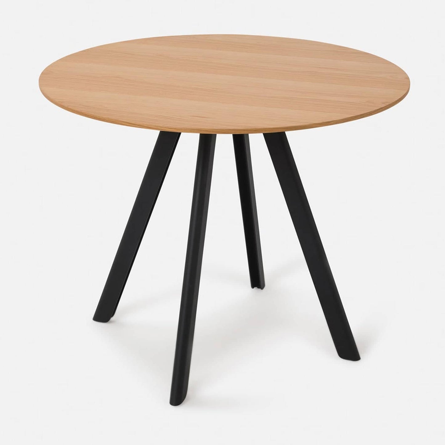 Assembly Round Dining Table 110cm - Oak/Black