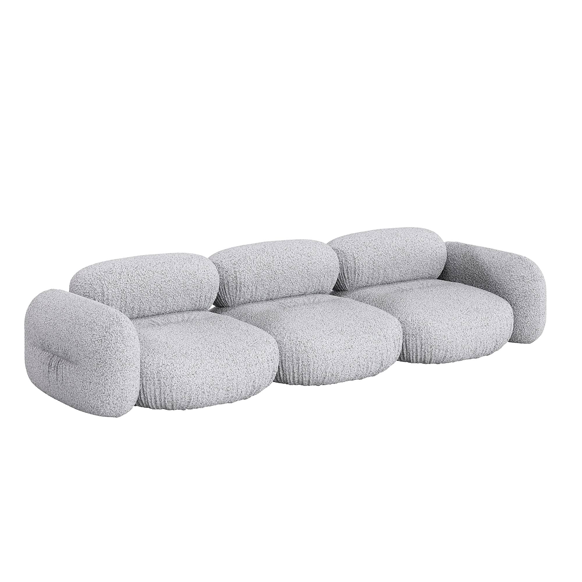 Buy Ondo 4 Seater Sofa - Maya Grey Boucle by Grado online - RJ Living