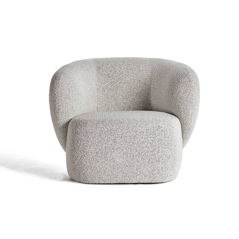 Buy Swell Armchair - Maya Grey Boucle by Grado online - RJ Living