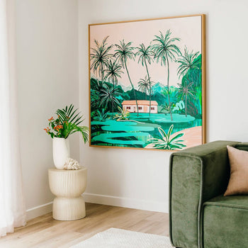 Island Treasure Canvas Print 120cm x 120cm