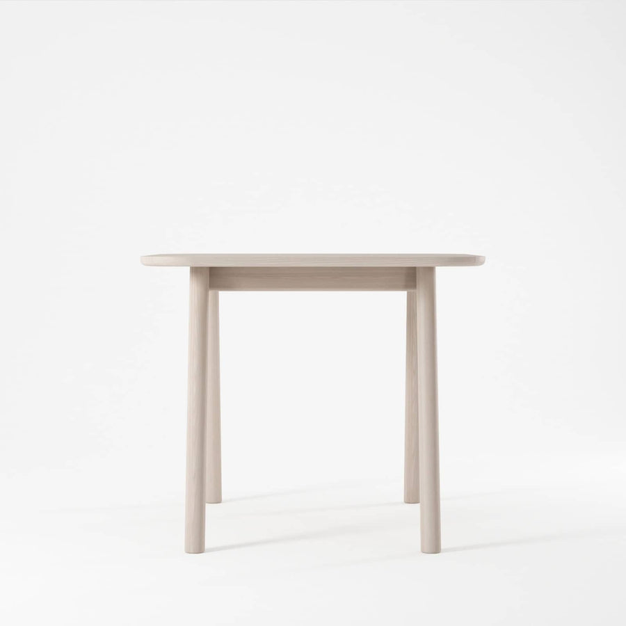 Curbus Square Dining Table - White Ash Dark