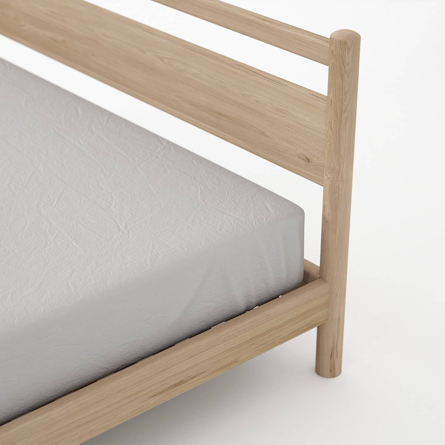 Taku King Bed - Oak