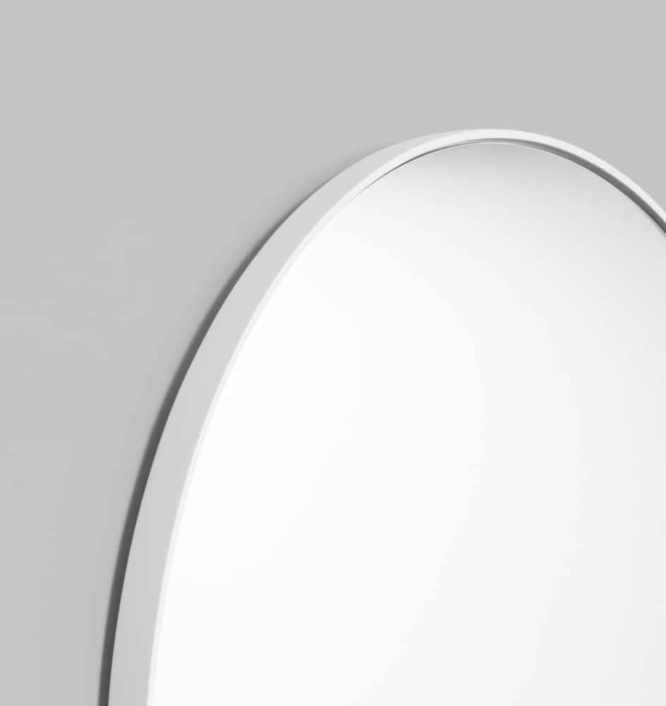 Bjorn Round Mirror - Bright White 100cm