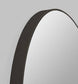 Flynn Round Mirror - Black 120cm