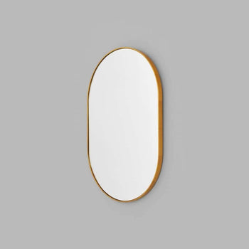 Bjorn Oval Mirror - Brass