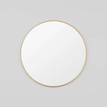 Bjorn Round Mirror - Brass 80cm