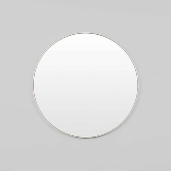 Bjorn Round Mirror - Silver 60cm