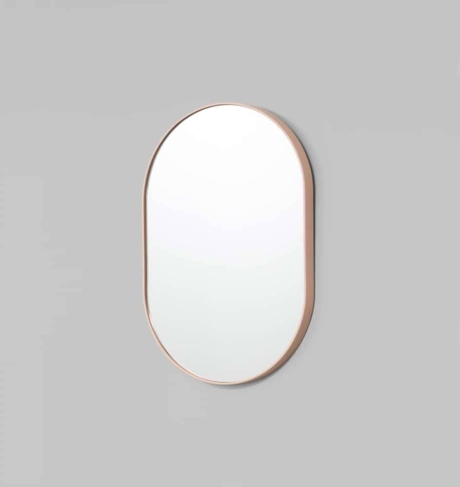 Bjorn Oval Mirror - Powder 65cm x 100cm