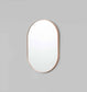 Bjorn Oval Mirror - Powder 65cm x 100cm