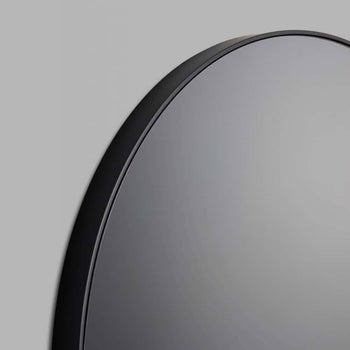 Flynn Round Mirror - Black / Storm Small 50cm x 50cm