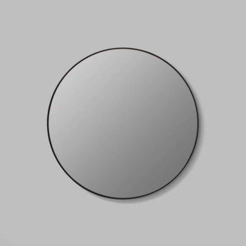 Flynn Round Mirror - Black / Storm Small 50cm x 50cm