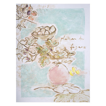 Plateau De Figues Canvas Print 52Cm x 70Cm