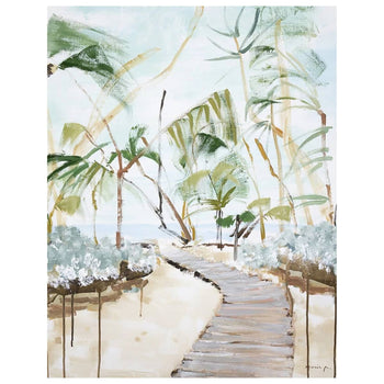 Resort '21 Canvas Print 90Cm x 114Cm White Frame