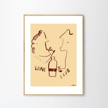 Wine Club Print 30cm x 40cm