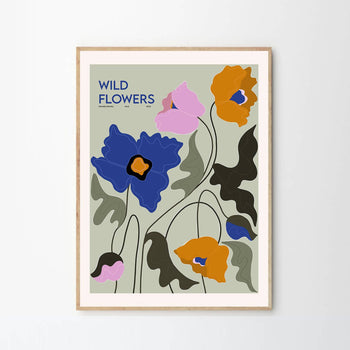 Wild Flowers Print 30cm x 40cm