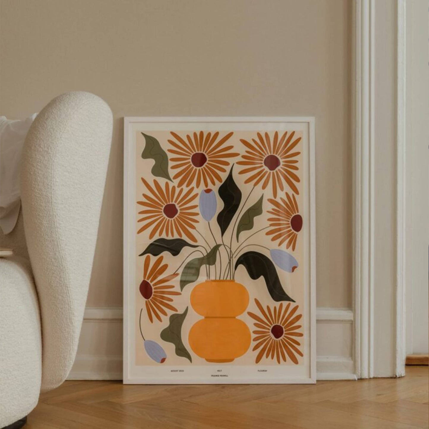 Flourish Print 50cm X 70cm