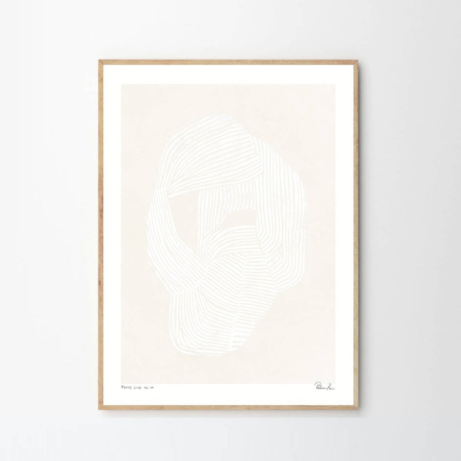 Round Line no. 04 Print 40Cm X 50Cm