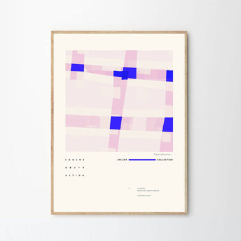 Square Abstraction Print 30Cm x 40Cm