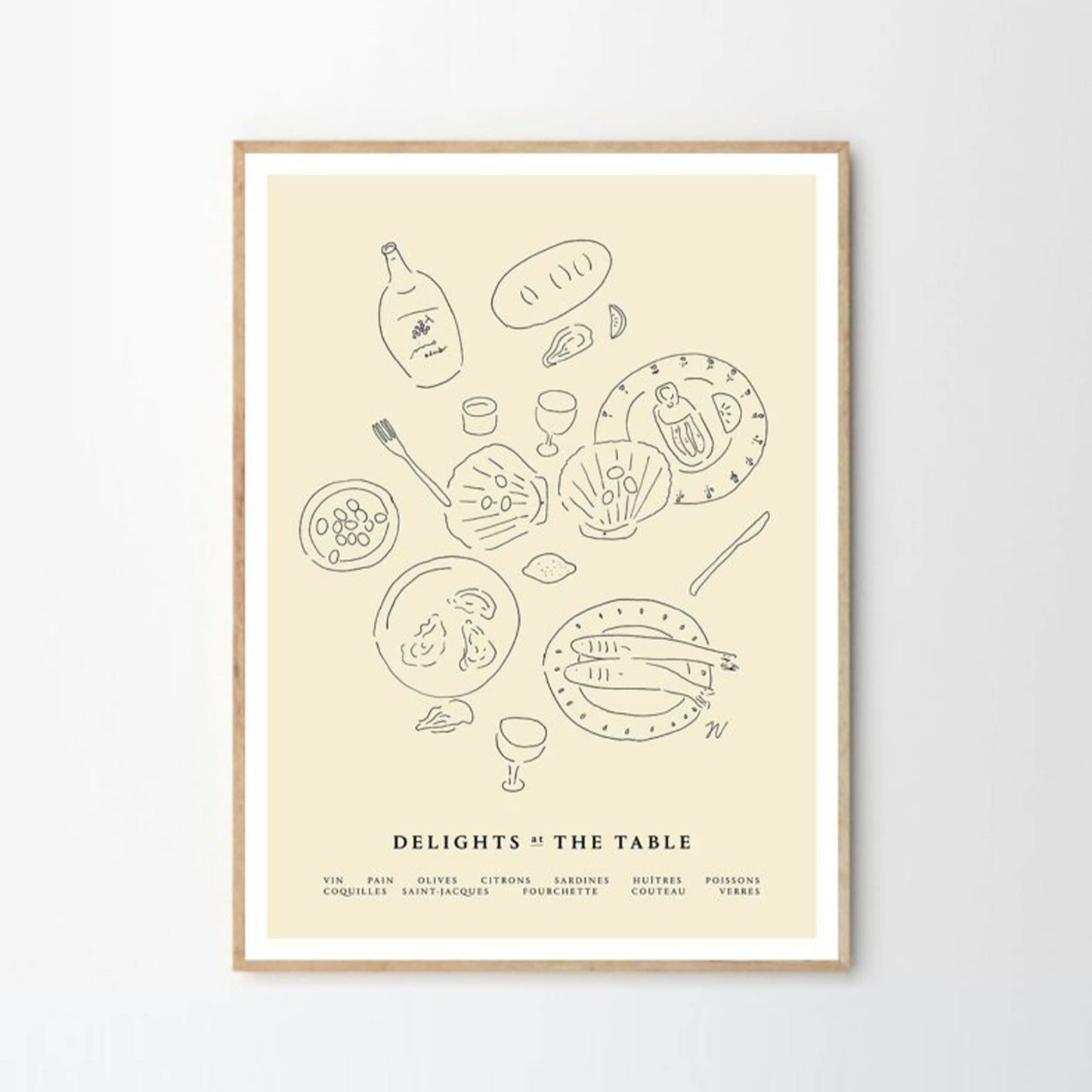 Delights at the Table Print 21Cm x 29.7Cm (A4)