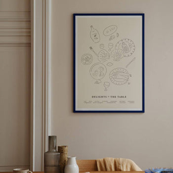 Delights at the Table Print 70Cm x 100Cm