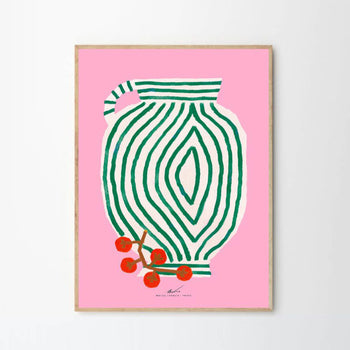 Vase and Currants Print 50Cm x 70Cm