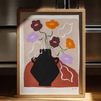 Petunias Print 50Cm x 70Cm