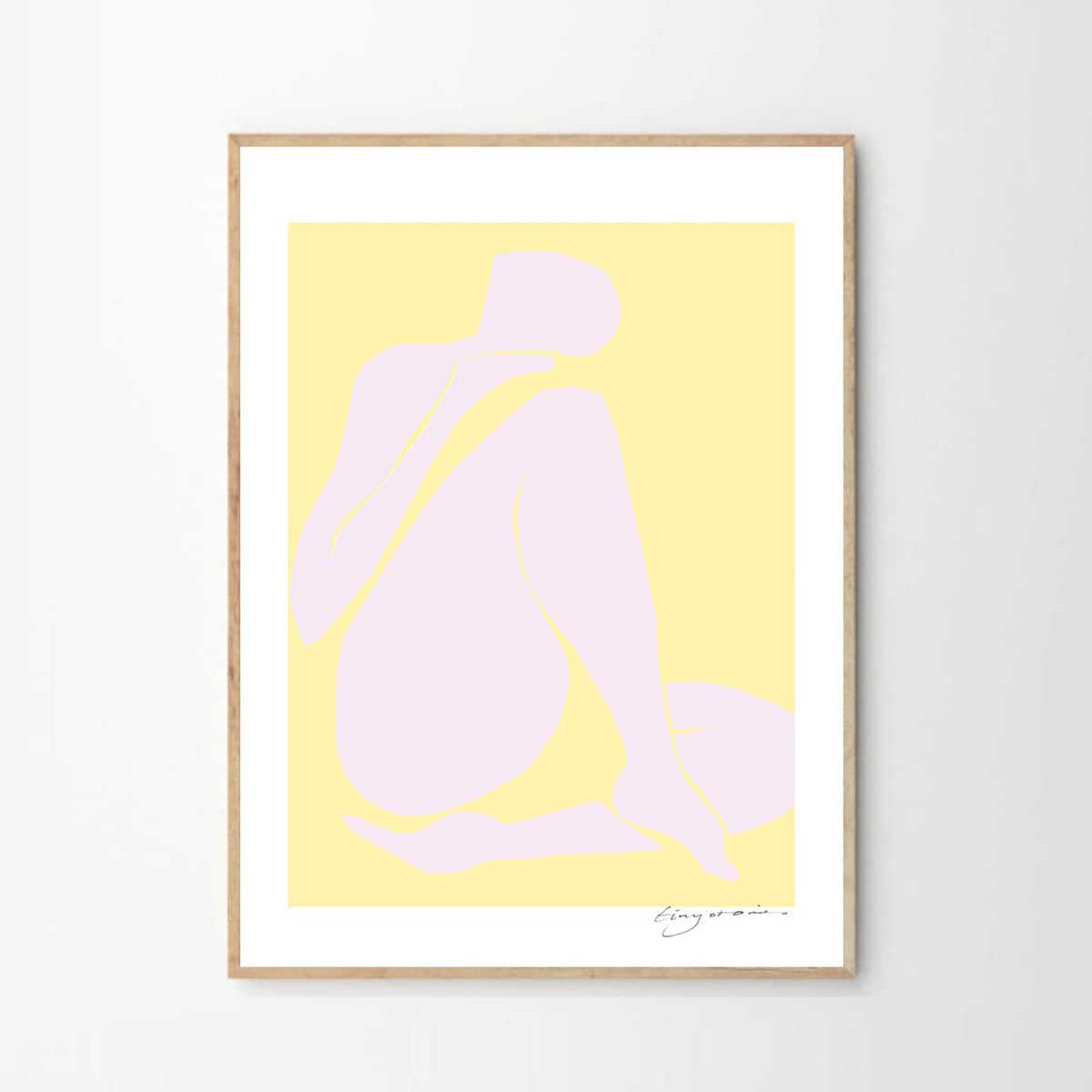 Lilac Intimacy Print 70cm x 100cm