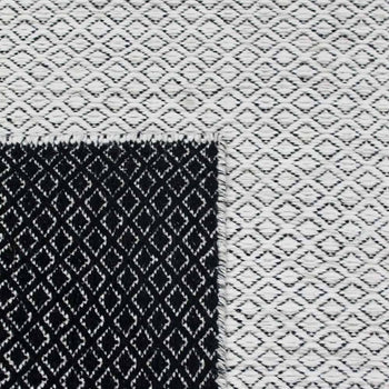 Braid Pastille Rug - Ivory / Black 250cm x 350cm