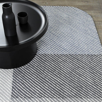 Pinstripe Rug - Seal 200cm x 290cm