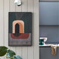 Hades Arch Canvas Print 120Cm x 80Cm Black Frame