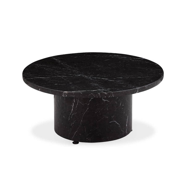 Buy Curve Marble Coffee Table - Black by RJ Living online - RJ Living