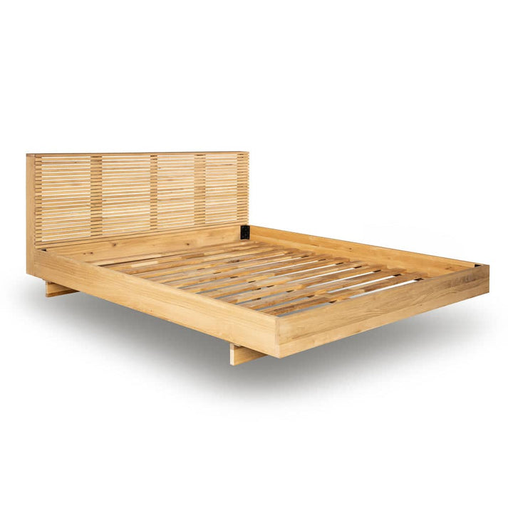 Buy Linear King Bed - Oak by RJ Living online - RJ Living