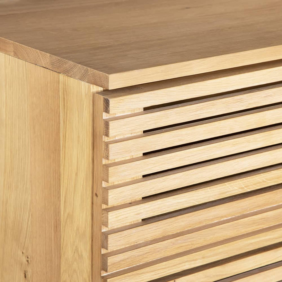 Linear 6 Drawer Chest - Oak