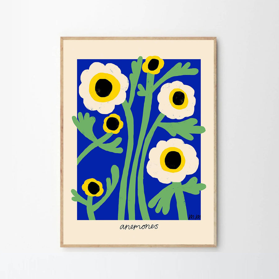 Yellow Anemones Print 100cm X 140cm